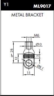 Monroe ML5009 - Gas Spring, boot, cargo area autospares.lv