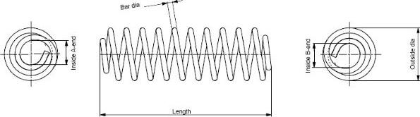 Monroe SE0526 - Coil Spring autospares.lv