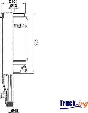 Montcada 0194930 - Bellow, driver cab suspension autospares.lv