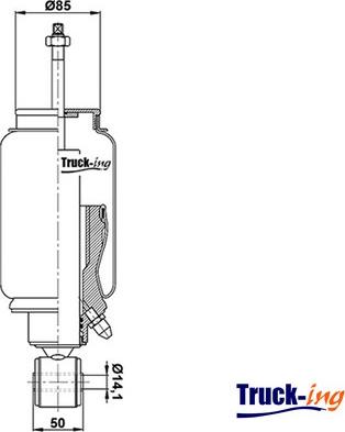 Montcada 0194620 - Bellow, driver cab suspension autospares.lv