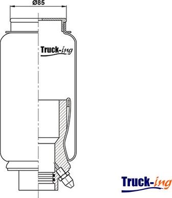 Montcada 0194180 - Bellow, driver cab suspension autospares.lv