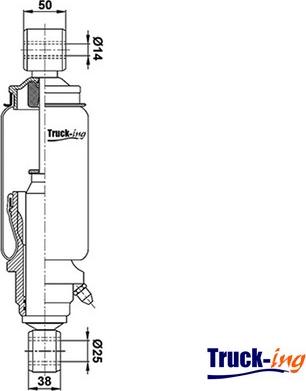 Montcada 0194800 - Shock Absorber, cab suspension autospares.lv