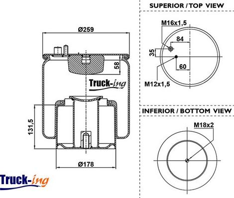 Montcada 0293415 - Bellow, air suspension autospares.lv