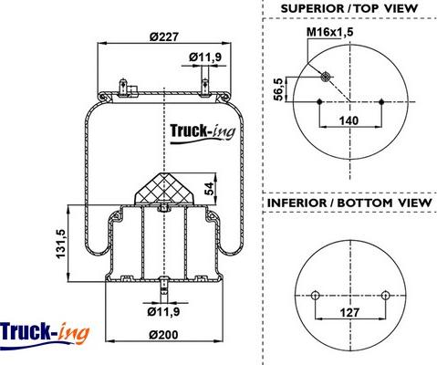 Montcada 0293595 - Bellow, air suspension autospares.lv