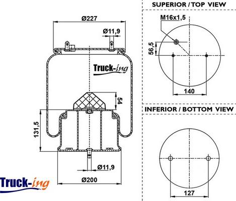 Montcada 0293570 - Bellow, air suspension autospares.lv