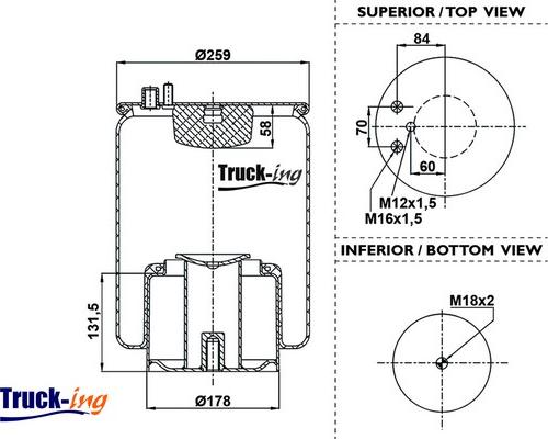 Montcada 0293045 - Bellow, air suspension autospares.lv