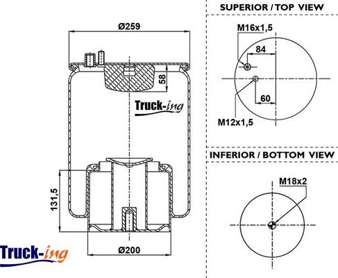 Montcada 0293055 - Bellow, air suspension autospares.lv