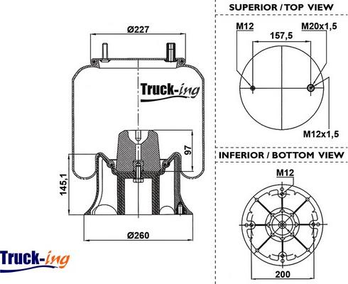 Montcada 0293120 - Bellow, air suspension autospares.lv