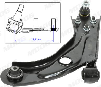 Moog CI-WP-13991 - Track Control Arm autospares.lv