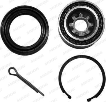 Moog NI-WB-12010 - Wheel hub, bearing Kit autospares.lv