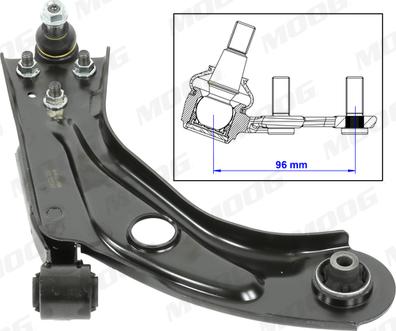 Moog PE-WP-14686 - Track Control Arm autospares.lv