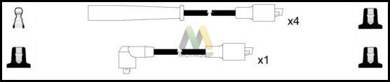 Motaquip LDRL1440 - Ignition Cable Kit autospares.lv