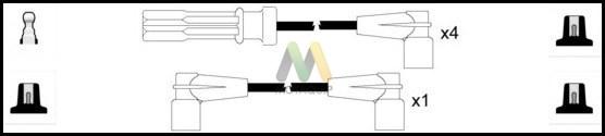 Motaquip LDRL1406 - Ignition Cable Kit autospares.lv