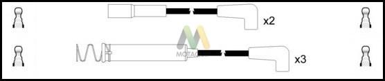 Motaquip LDRL1593 - Ignition Cable Kit autospares.lv