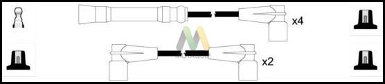 Motaquip LDRL1592 - Ignition Cable Kit autospares.lv