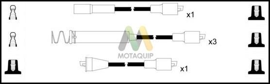 Motaquip LDRL1628 - Ignition Cable Kit autospares.lv