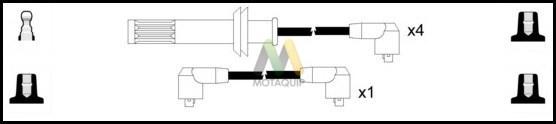 Motaquip LDRL1001 - Ignition Cable Kit autospares.lv