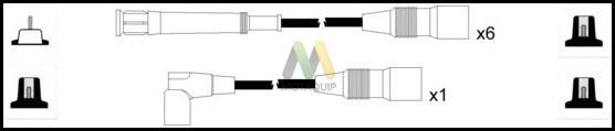 Motaquip LDRL1003 - Ignition Cable Kit autospares.lv