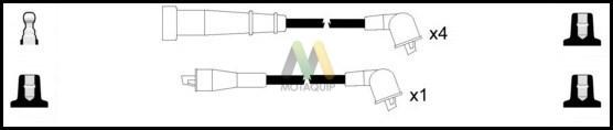 Motaquip LDRL180 - Ignition Cable Kit autospares.lv