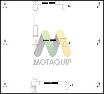 Motaquip LDRL1341 - Ignition Cable Kit autospares.lv