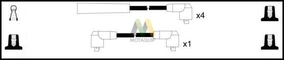 Motaquip LDRL1490 - Ignition Cable Kit autospares.lv