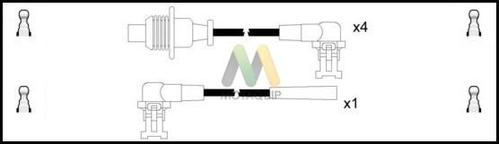 Motaquip LDRL1223 - Ignition Cable Kit autospares.lv