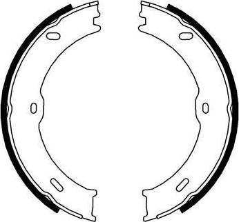 Motaquip LVBS798 - Brake Shoe Set, parking brake autospares.lv