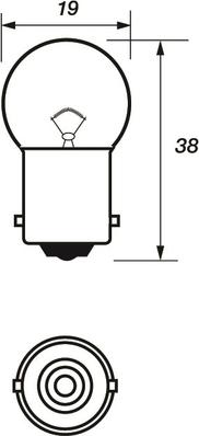 Motaquip VBU207 - Bulb, indicator autospares.lv