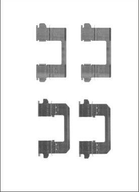 Motaquip LVMK1094 - Accessory Kit for disc brake Pads autospares.lv