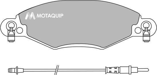 Motaquip LVXL991 - Brake Pad Set, disc brake autospares.lv