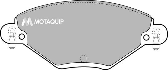 Motaquip LVXL992 - Brake Pad Set, disc brake autospares.lv