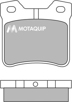Motaquip LVXL984 - Brake Pad Set, disc brake autospares.lv