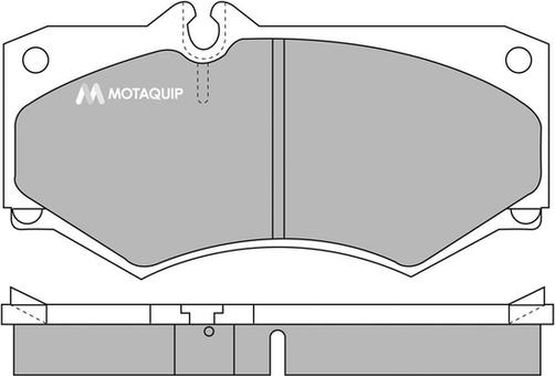 Motaquip LVXL448 - Brake Pad Set, disc brake autospares.lv