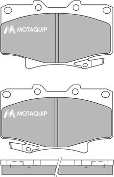 Motaquip LVXL453 - Brake Pad Set, disc brake autospares.lv