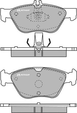 Motaquip LVXL467 - Brake Pad Set, disc brake autospares.lv