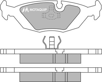 Motaquip LVXL433 - Brake Pad Set, disc brake autospares.lv