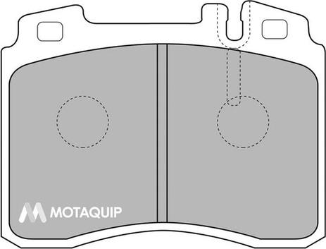 Motaquip LVXL437 - Brake Pad Set, disc brake autospares.lv