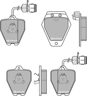 Motaquip LVXL475 - Brake Pad Set, disc brake autospares.lv