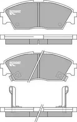 JFBK HN191 - Brake Pad Set, disc brake autospares.lv