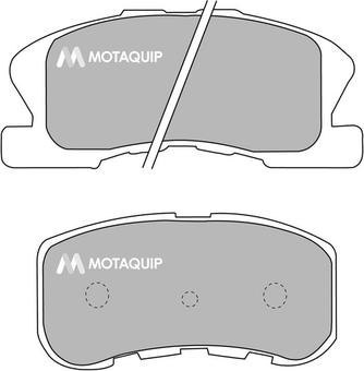 Motaquip LVXL546 - Brake Pad Set, disc brake autospares.lv