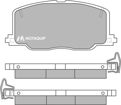 Motaquip LVXL559 - Brake Pad Set, disc brake autospares.lv