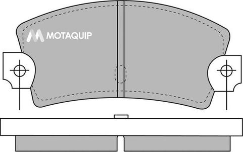 Motaquip LVXL568 - Brake Pad Set, disc brake autospares.lv