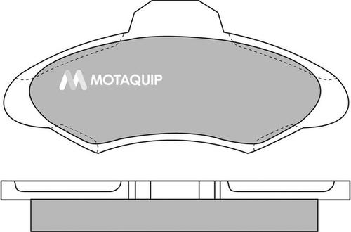 Motaquip LVXL563 - Brake Pad Set, disc brake autospares.lv