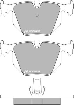 Motaquip LVXL501 - Brake Pad Set, disc brake autospares.lv