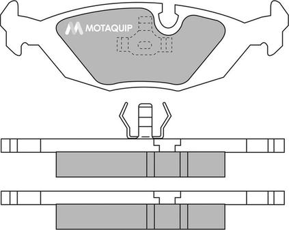 Motaquip LVXL503 - Brake Pad Set, disc brake autospares.lv