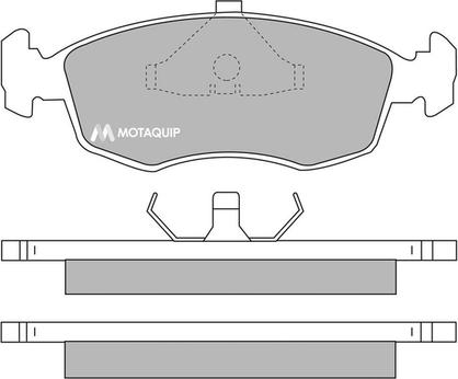 Motaquip LVXL519 - Brake Pad Set, disc brake autospares.lv