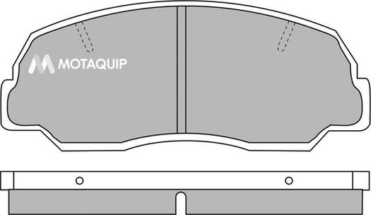 Motaquip LVXL584 - Brake Pad Set, disc brake autospares.lv