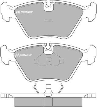 Textar 20968 19.5 0 5 - Brake Pad Set, disc brake autospares.lv