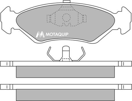 Motaquip LVXL536 - Brake Pad Set, disc brake autospares.lv