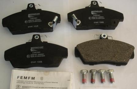 Motaquip LVXL531 - Brake Pad Set, disc brake autospares.lv